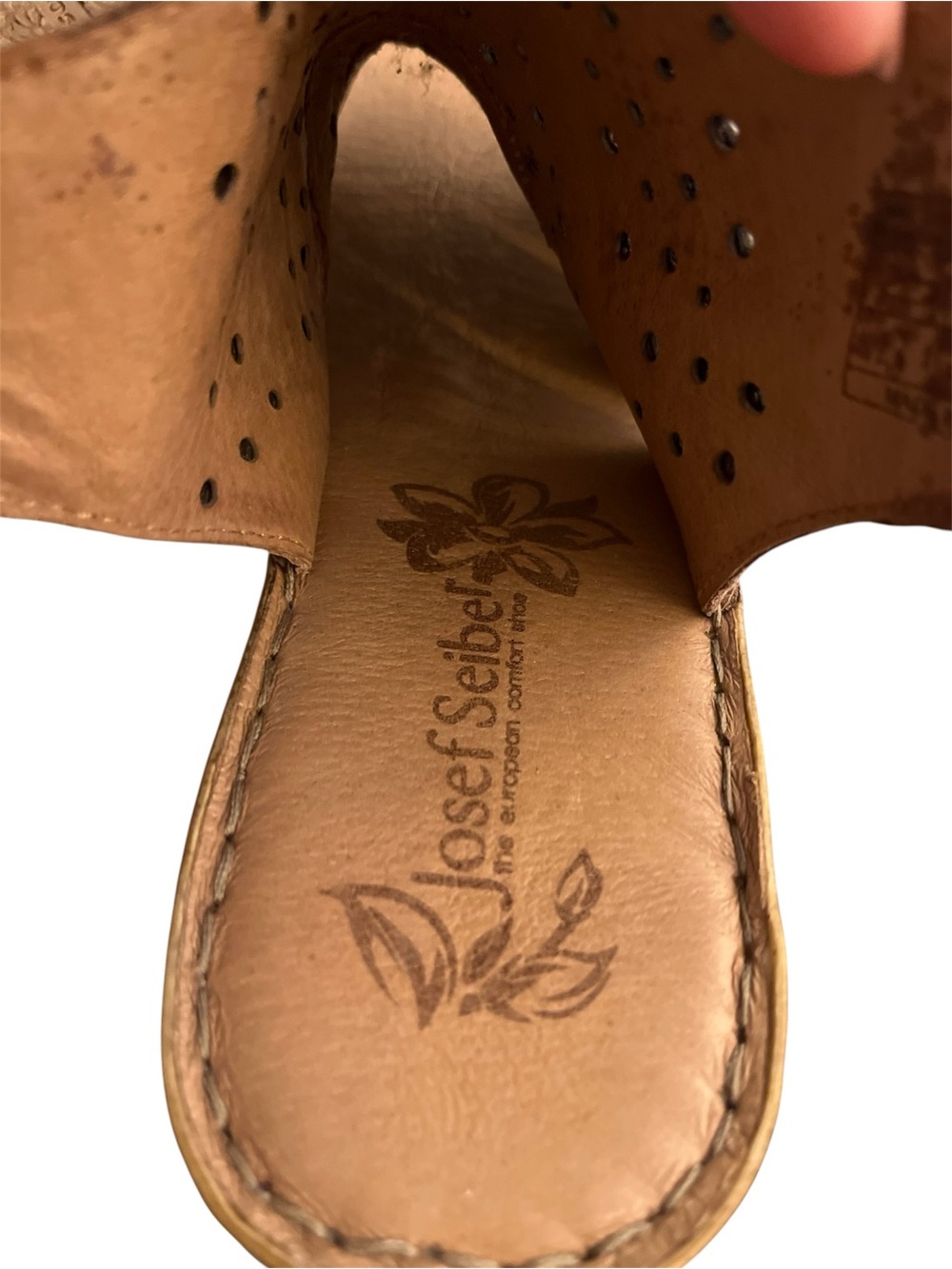 Josef Seibel Rosalie Leather Sandals - Picture 4 of 5